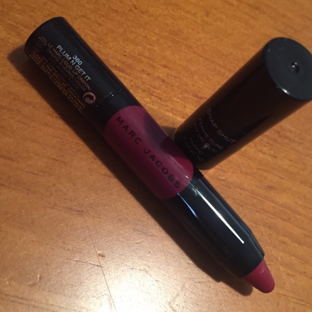 Marc Jacobs Le Marc Liquid Lip Crayon Plum N Get It - Picture 6 of 16